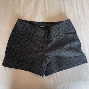Flat front cuffed shorts